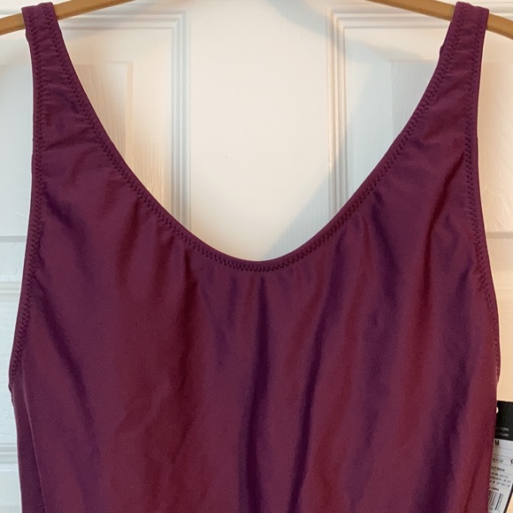 Merlot One Piece Swim Suit - Picture 2 of 5